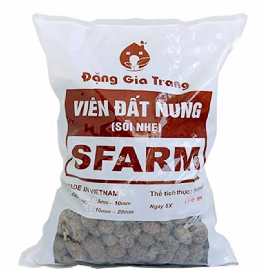 Viên đất nung ( sỏi nhẹ )- Túi 5dm3 ( KT 10-20mm )
